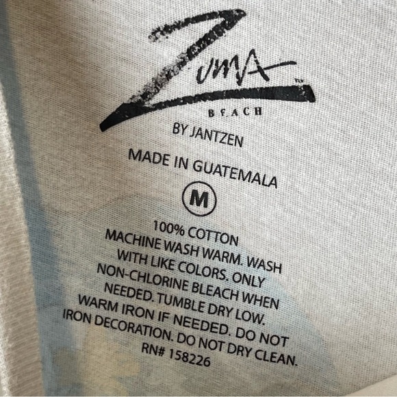 Zuma Beach Jantzen Skeleton Surfer Tee M - Picture 8 of 8